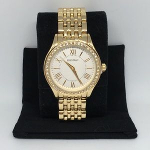 NEW Stunning Women’s Ellen Tracy Watch — Gold Tone